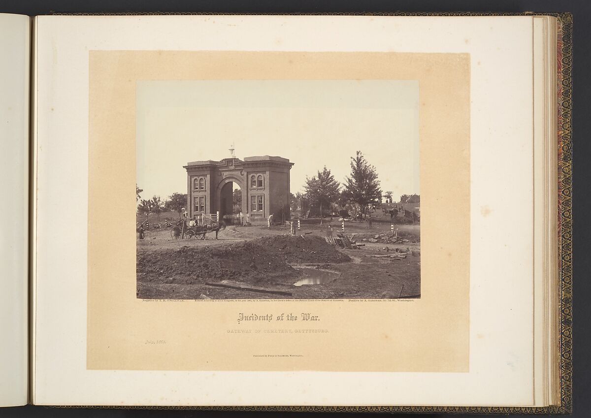 Gardner's Photographic Sketchbook of the War, Volume 1, Alexander Gardner (American, Glasgow, Scotland 1821–1882 Washington, D.C.), Albumen silver prints from glass negatives