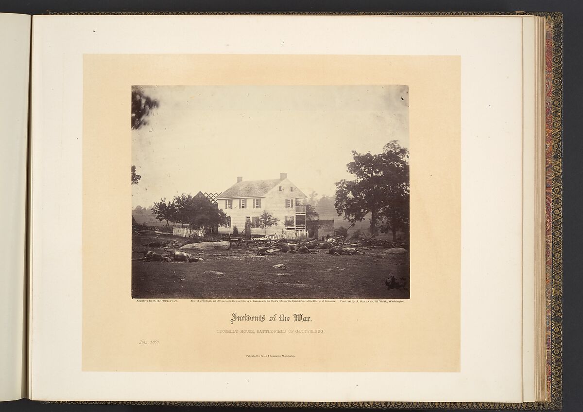 Gardner's Photographic Sketchbook of the War, Volume 1, Alexander Gardner (American, Glasgow, Scotland 1821–1882 Washington, D.C.), Albumen silver prints from glass negatives