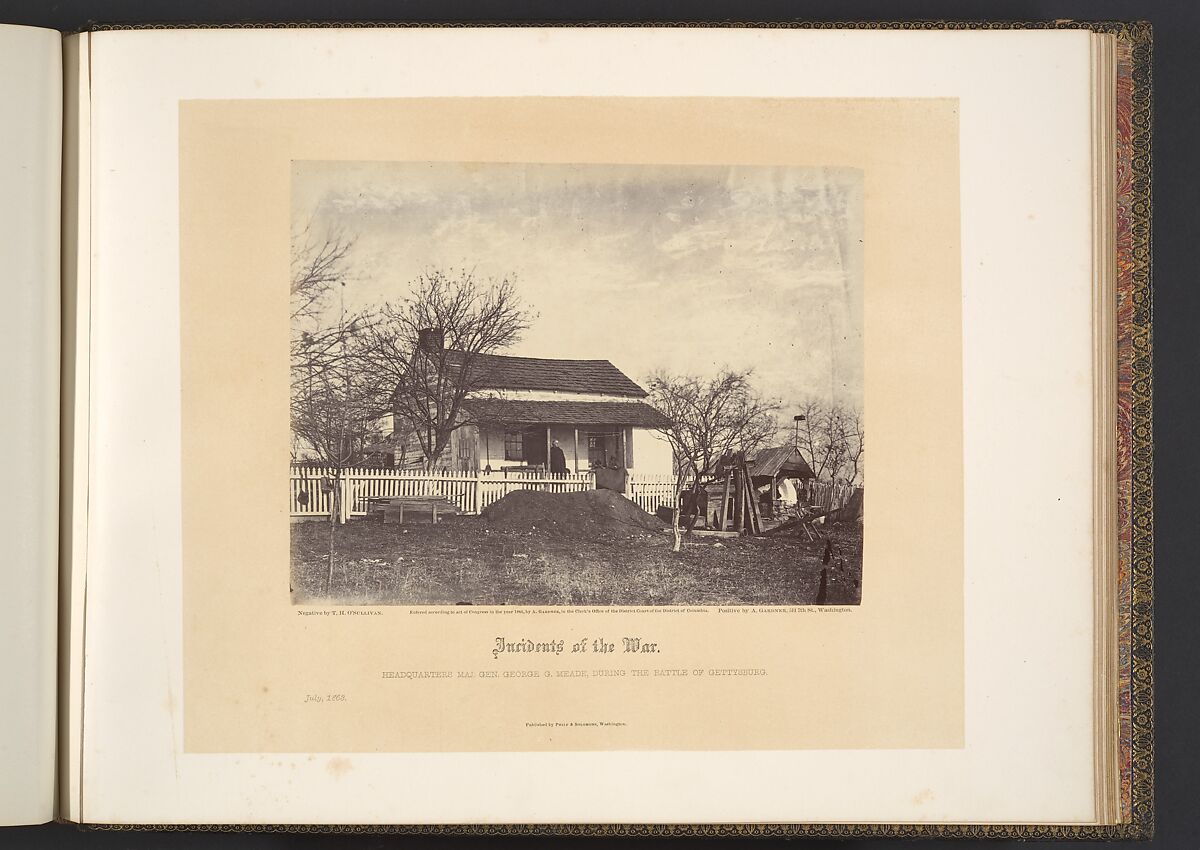 Gardner's Photographic Sketchbook of the War, Volume 1, Alexander Gardner (American, Glasgow, Scotland 1821–1882 Washington, D.C.), Albumen silver prints from glass negatives