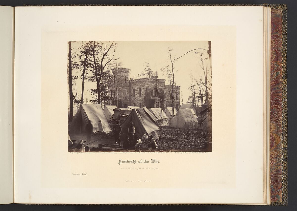 Gardner's Photographic Sketchbook of the War, Volume 1, Alexander Gardner (American, Glasgow, Scotland 1821–1882 Washington, D.C.), Albumen silver prints from glass negatives