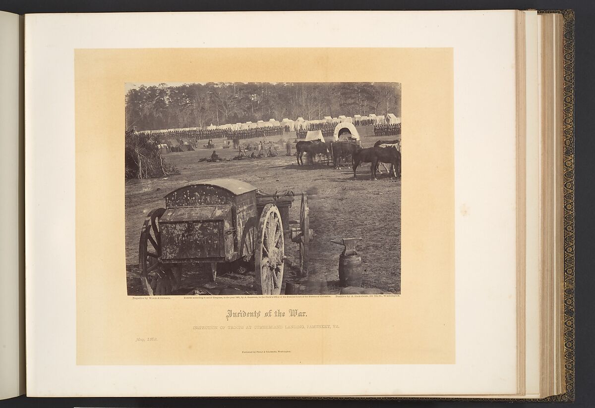 Gardner's Photographic Sketchbook of the War, Volume 1, Alexander Gardner (American, Glasgow, Scotland 1821–1882 Washington, D.C.), Albumen silver prints from glass negatives