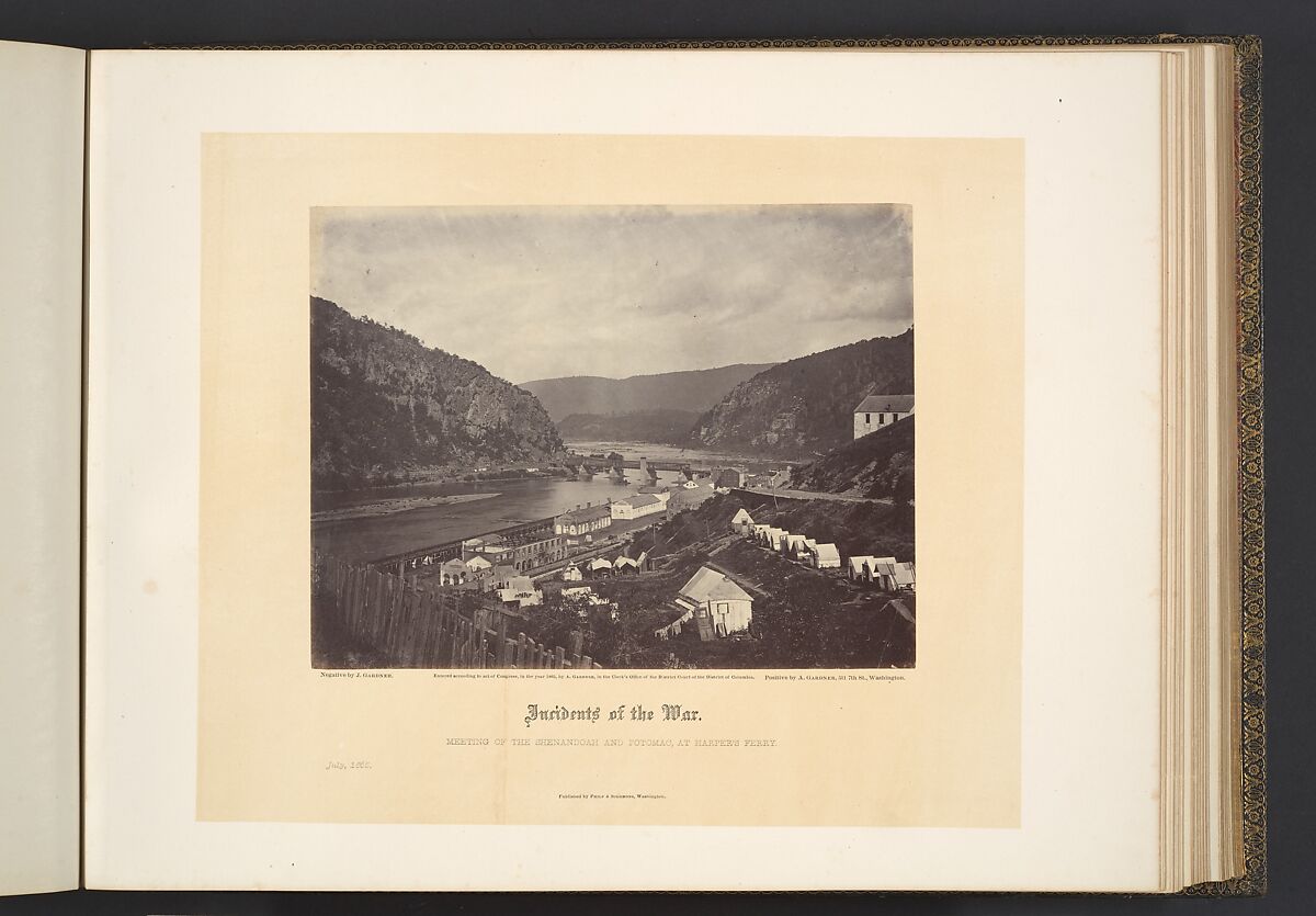 Gardner's Photographic Sketchbook of the War, Volume 1, Alexander Gardner (American, Glasgow, Scotland 1821–1882 Washington, D.C.), Albumen silver prints from glass negatives