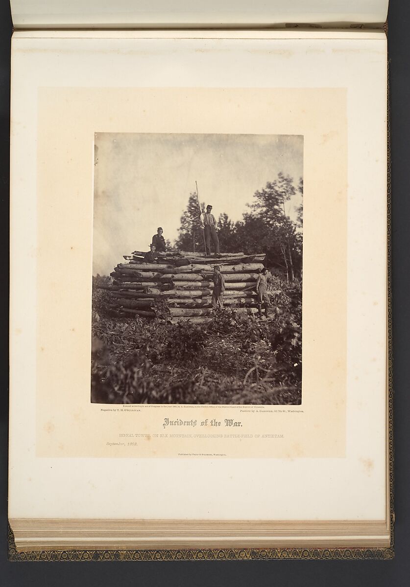 Gardner's Photographic Sketchbook of the War, Volume 1, Alexander Gardner (American, Glasgow, Scotland 1821–1882 Washington, D.C.), Albumen silver prints from glass negatives