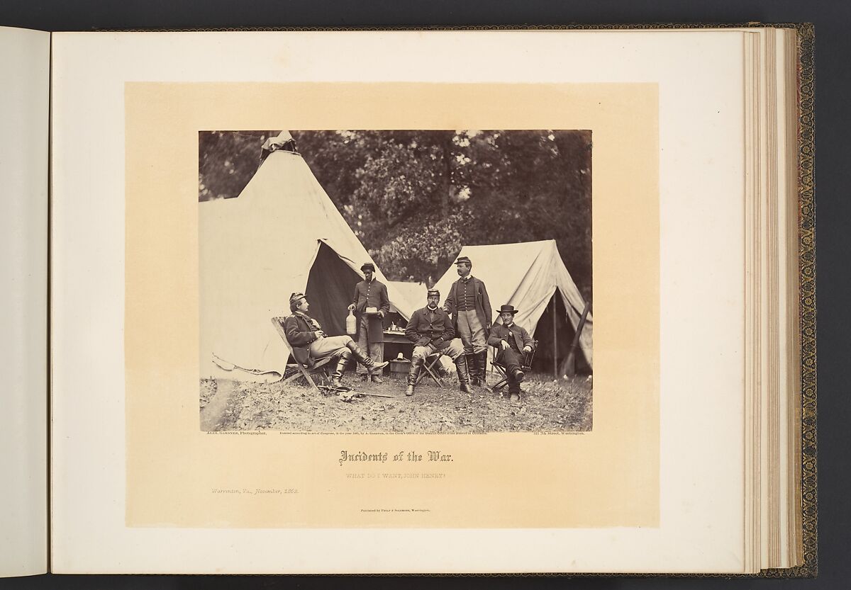 Gardner's Photographic Sketchbook of the War, Volume 1, Alexander Gardner (American, Glasgow, Scotland 1821–1882 Washington, D.C.), Albumen silver prints from glass negatives