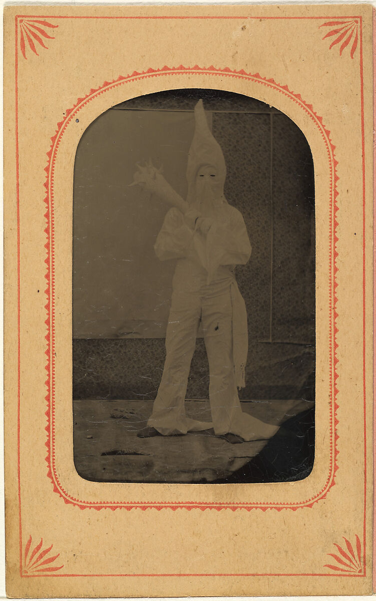 [Ku Klux Klansman], Unknown (American), Tintype 