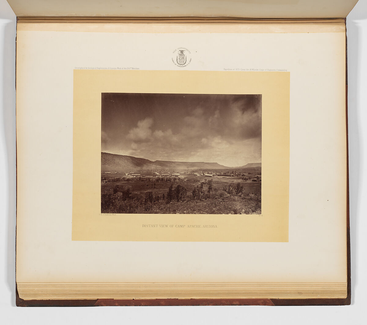 Photographs Showing Landscapes, Geological and Other Features, of Portions of the Western Territory of the United States, Obtained in connection with Geographical and Geological Explorations and Surveys West of the 100th Meridian, Seasons of 1871, 1872 and 1873, Timothy H. O'Sullivan (American, born Ireland, 1840–1882), Albumen silver prints from glass negatives