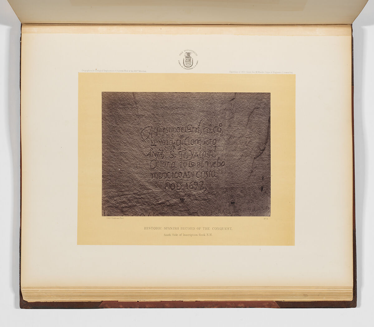 Photographs Showing Landscapes, Geological and Other Features, of Portions of the Western Territory of the United States, Obtained in connection with Geographical and Geological Explorations and Surveys West of the 100th Meridian, Seasons of 1871, 1872 and 1873, Timothy H. O'Sullivan (American, born Ireland, 1840–1882), Albumen silver prints from glass negatives