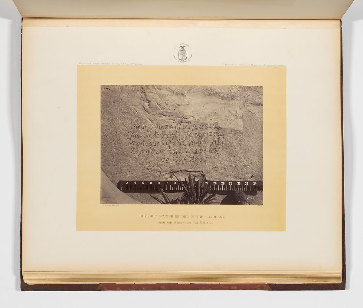 Photographs Showing Landscapes, Geological and Other Features, of Portions of the Western Territory of the United States, Obtained in connection with Geographical and Geological Explorations and Surveys West of the 100th Meridian, Seasons of 1871, 1872 and 1873, Timothy H. O'Sullivan (American, born Ireland, 1840–1882), Albumen silver prints from glass negatives