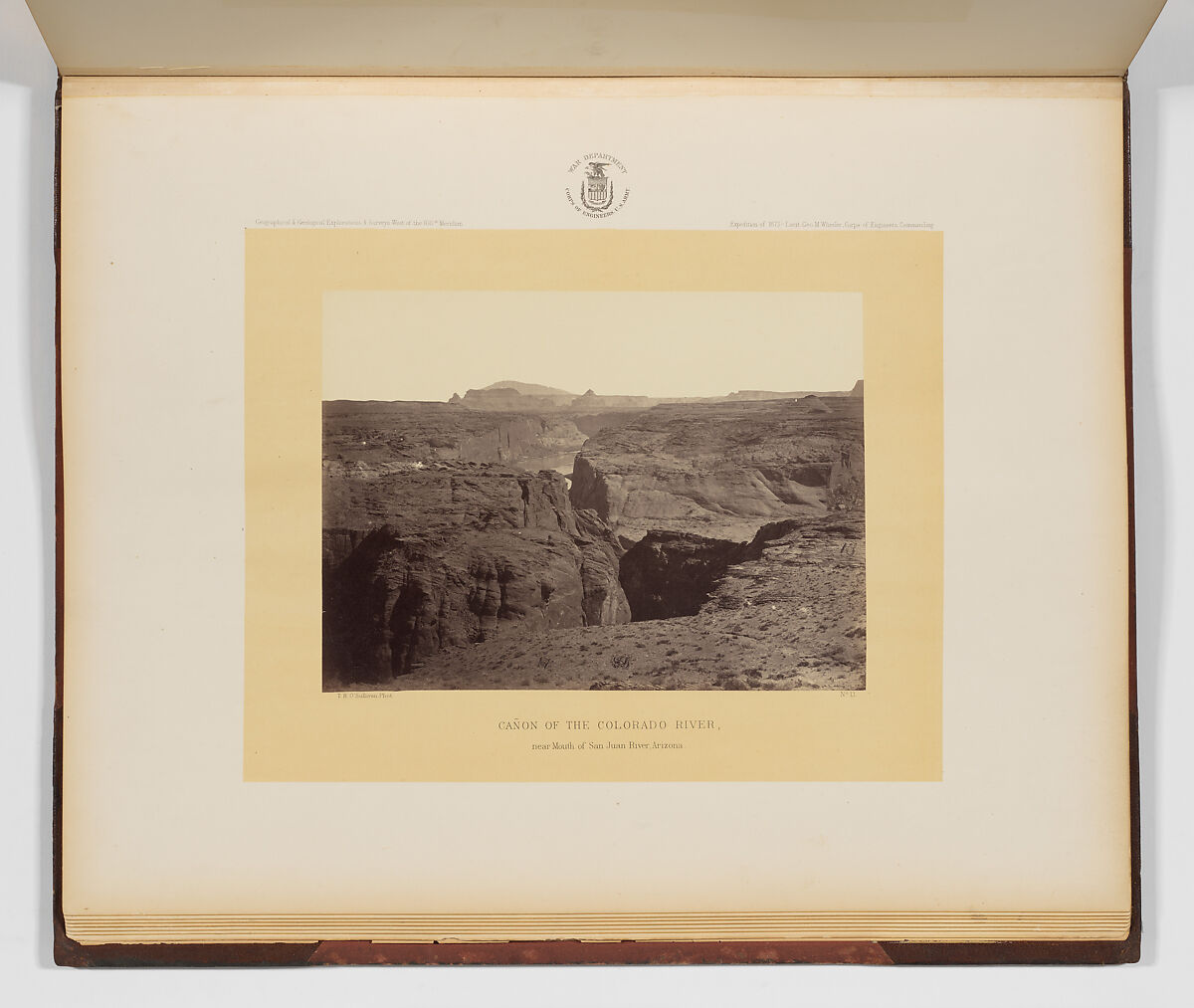 Photographs Showing Landscapes, Geological and Other Features, of Portions of the Western Territory of the United States, Obtained in connection with Geographical and Geological Explorations and Surveys West of the 100th Meridian, Seasons of 1871, 1872 and 1873, Timothy H. O'Sullivan (American, born Ireland, 1840–1882), Albumen silver prints from glass negatives