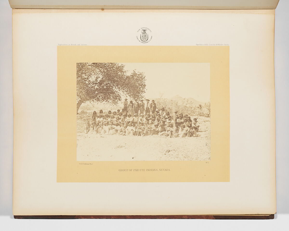 Photographs Showing Landscapes, Geological and Other Features, of Portions of the Western Territory of the United States, Obtained in connection with Geographical and Geological Explorations and Surveys West of the 100th Meridian, Seasons of 1871, 1872 and 1873, Timothy H. O'Sullivan (American, born Ireland, 1840–1882), Albumen silver prints from glass negatives
