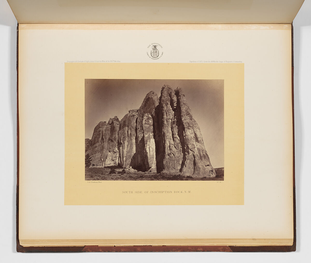 Photographs Showing Landscapes, Geological and Other Features, of Portions of the Western Territory of the United States, Obtained in connection with Geographical and Geological Explorations and Surveys West of the 100th Meridian, Seasons of 1871, 1872 and 1873, Timothy H. O'Sullivan (American, born Ireland, 1840–1882), Albumen silver prints from glass negatives