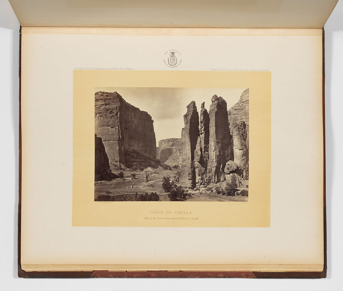 Photographs Showing Landscapes, Geological and Other Features, of Portions of the Western Territory of the United States, Obtained in connection with Geographical and Geological Explorations and Surveys West of the 100th Meridian, Seasons of 1871, 1872 and 1873, Timothy H. O'Sullivan (American, born Ireland, 1840–1882), Albumen silver prints from glass negatives