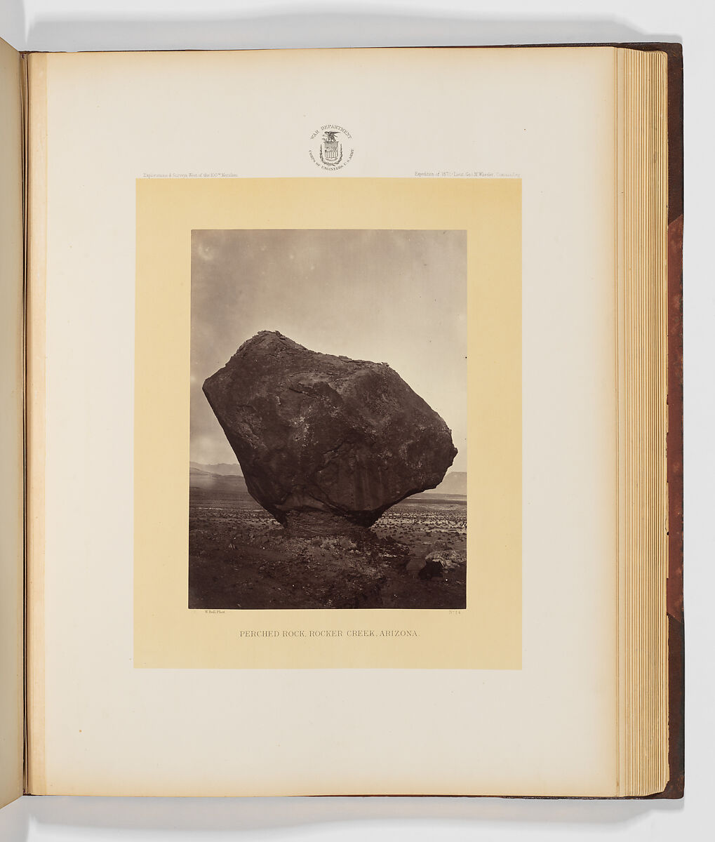 Photographs Showing Landscapes, Geological and Other Features, of Portions of the Western Territory of the United States, Obtained in connection with Geographical and Geological Explorations and Surveys West of the 100th Meridian, Seasons of 1871, 1872 and 1873, Timothy H. O'Sullivan (American, born Ireland, 1840–1882), Albumen silver prints from glass negatives