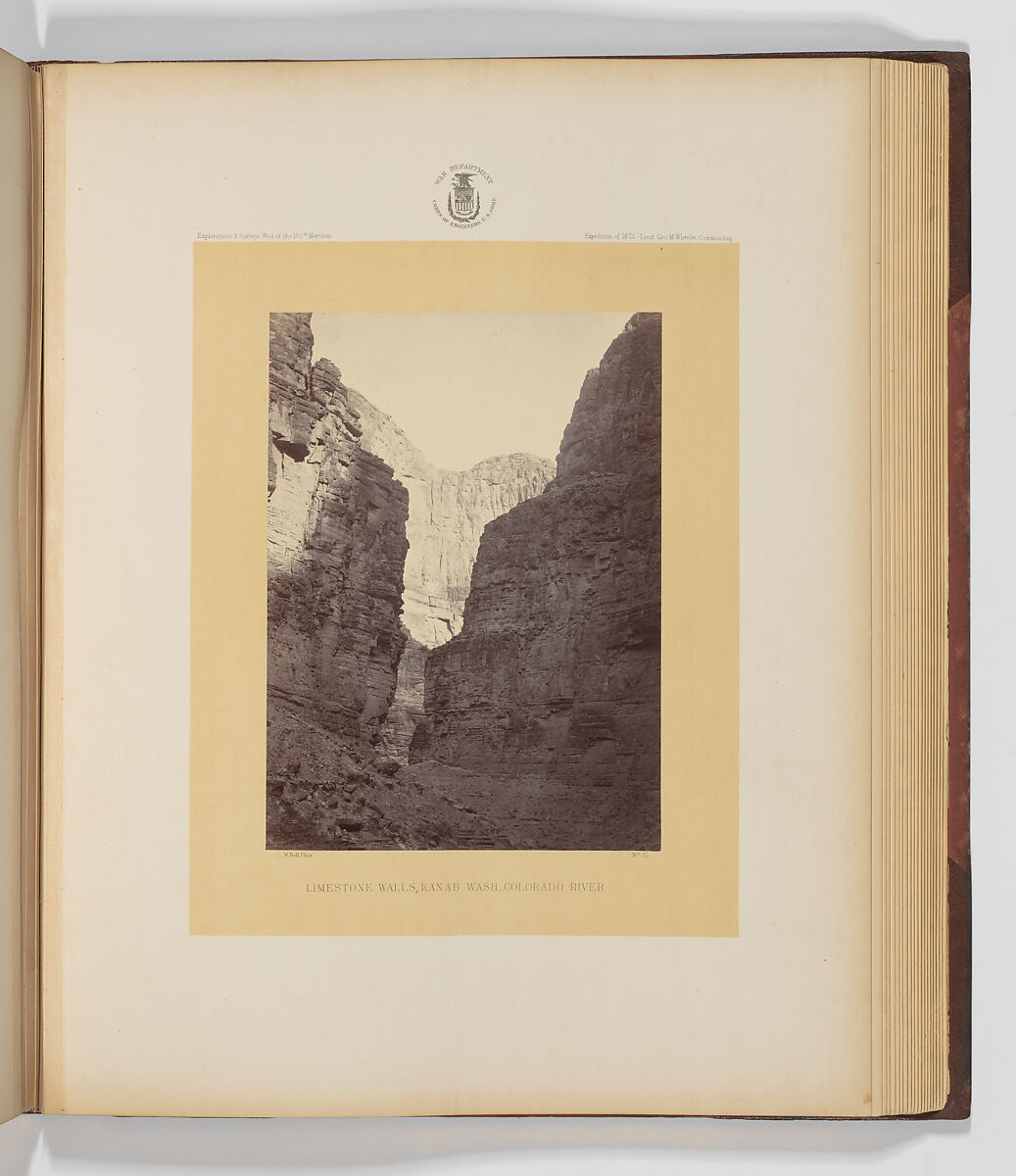 Photographs Showing Landscapes, Geological and Other Features, of Portions of the Western Territory of the United States, Obtained in connection with Geographical and Geological Explorations and Surveys West of the 100th Meridian, Seasons of 1871, 1872 and 1873, Timothy H. O'Sullivan (American, born Ireland, 1840–1882), Albumen silver prints from glass negatives
