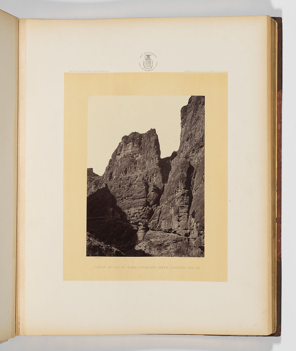 Photographs Showing Landscapes, Geological and Other Features, of Portions of the Western Territory of the United States, Obtained in connection with Geographical and Geological Explorations and Surveys West of the 100th Meridian, Seasons of 1871, 1872 and 1873, Timothy H. O'Sullivan (American, born Ireland, 1840–1882), Albumen silver prints from glass negatives