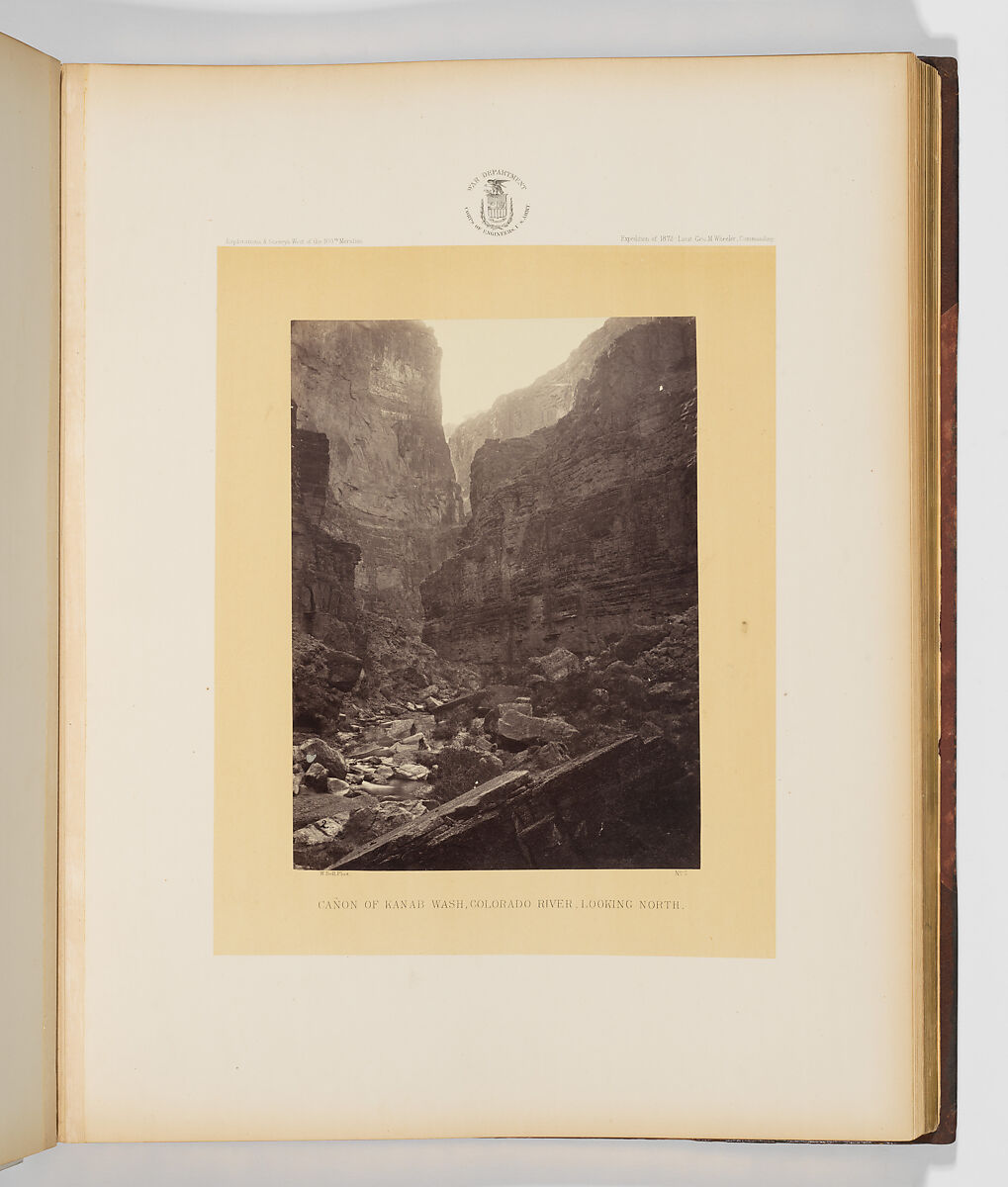 Photographs Showing Landscapes, Geological and Other Features, of Portions of the Western Territory of the United States, Obtained in connection with Geographical and Geological Explorations and Surveys West of the 100th Meridian, Seasons of 1871, 1872 and 1873, Timothy H. O'Sullivan (American, born Ireland, 1840–1882), Albumen silver prints from glass negatives