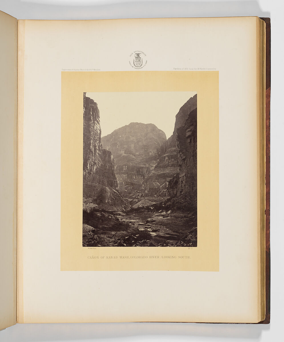 Photographs Showing Landscapes, Geological and Other Features, of Portions of the Western Territory of the United States, Obtained in connection with Geographical and Geological Explorations and Surveys West of the 100th Meridian, Seasons of 1871, 1872 and 1873, Timothy H. O'Sullivan (American, born Ireland, 1840–1882), Albumen silver prints from glass negatives