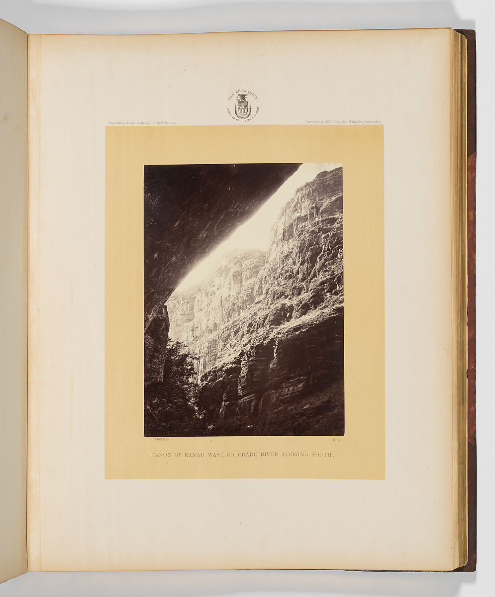 Photographs Showing Landscapes, Geological and Other Features, of Portions of the Western Territory of the United States, Obtained in connection with Geographical and Geological Explorations and Surveys West of the 100th Meridian, Seasons of 1871, 1872 and 1873, Timothy H. O'Sullivan (American, born Ireland, 1840–1882), Albumen silver prints from glass negatives