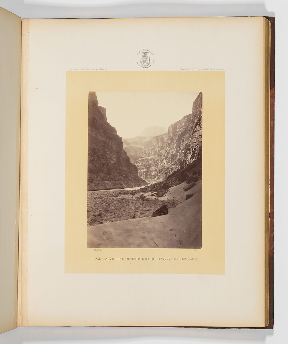 Photographs Showing Landscapes, Geological and Other Features, of Portions of the Western Territory of the United States, Obtained in connection with Geographical and Geological Explorations and Surveys West of the 100th Meridian, Seasons of 1871, 1872 and 1873, Timothy H. O'Sullivan (American, born Ireland, 1840–1882), Albumen silver prints from glass negatives