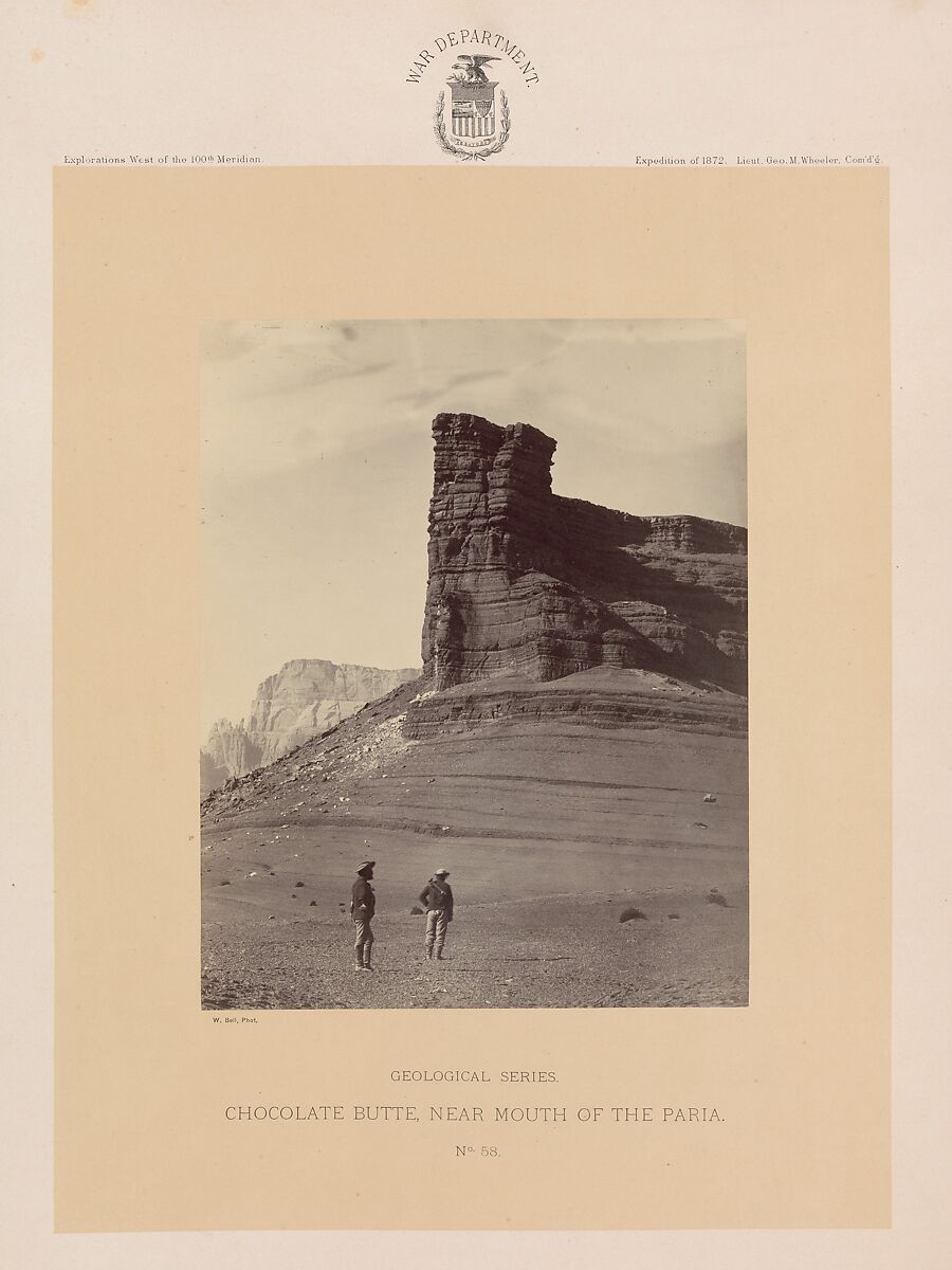 Photographs Showing Landscapes, Geological and Other Features, of Portions of the Western Territory of the United States, Obtained in connection with Geographical and Geological Explorations and Surveys West of the 100th Meridian, Season of 1872, William H. Bell (American (born England), Liverpool 1831–1910 Philadelphia, Pennsylvania), Albumen silver prints from glass negatives