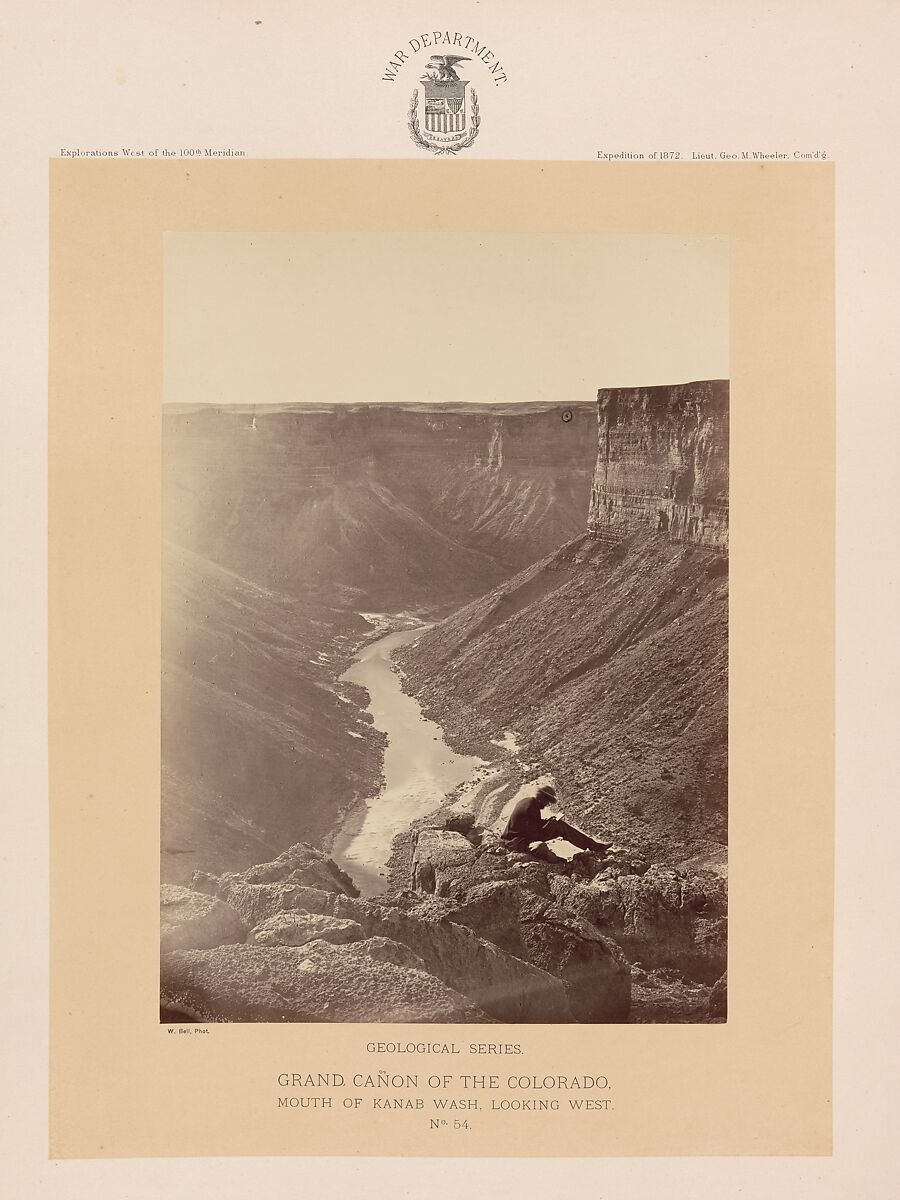 Photographs Showing Landscapes, Geological and Other Features, of Portions of the Western Territory of the United States, Obtained in connection with Geographical and Geological Explorations and Surveys West of the 100th Meridian, Season of 1872, William H. Bell (American (born England), Liverpool 1831–1910 Philadelphia, Pennsylvania), Albumen silver prints from glass negatives