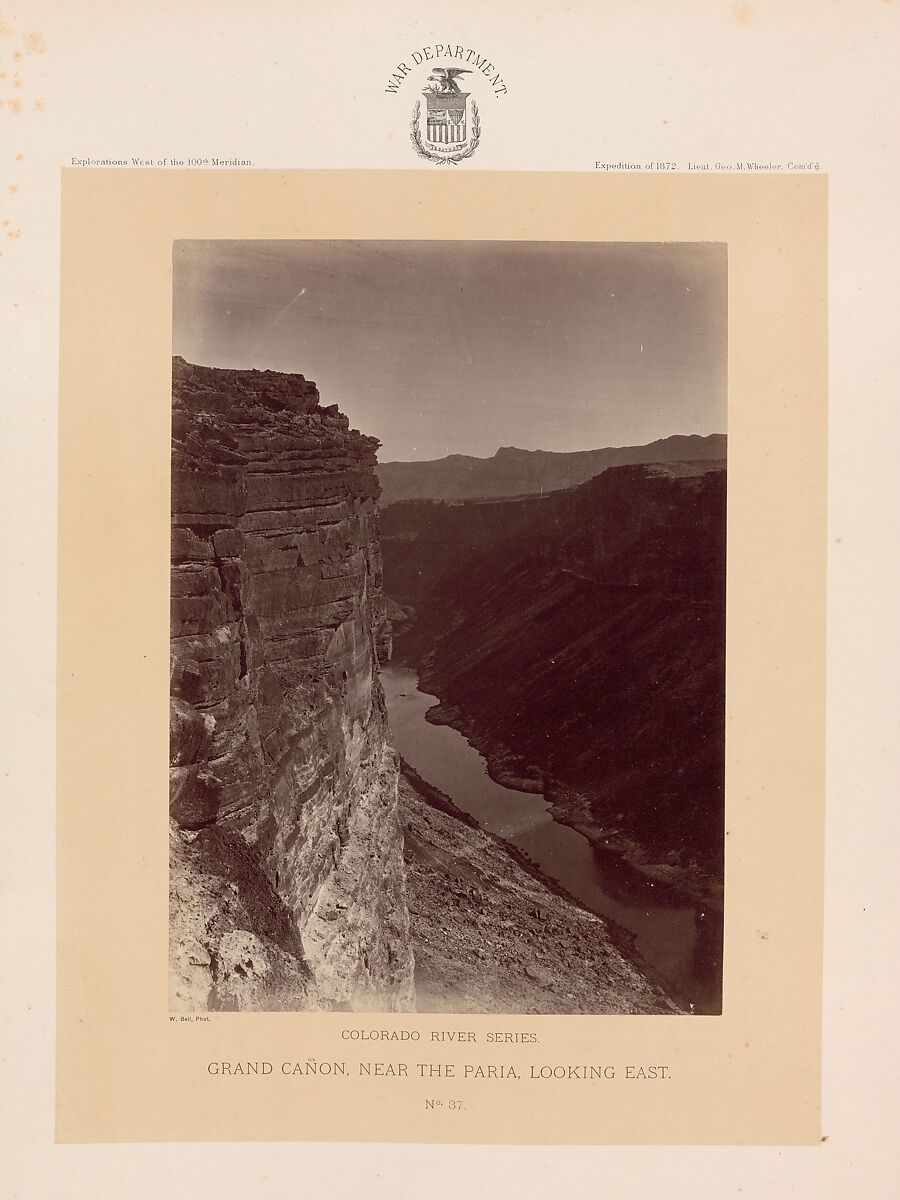 Photographs Showing Landscapes, Geological and Other Features, of Portions of the Western Territory of the United States, Obtained in connection with Geographical and Geological Explorations and Surveys West of the 100th Meridian, Season of 1872, William H. Bell (American (born England), Liverpool 1831–1910 Philadelphia, Pennsylvania), Albumen silver prints from glass negatives