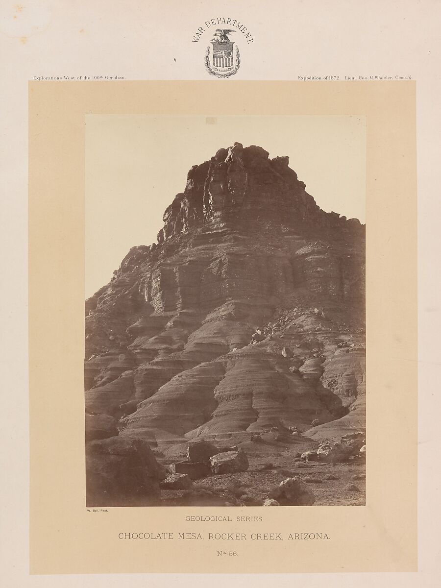 Photographs Showing Landscapes, Geological and Other Features, of Portions of the Western Territory of the United States, Obtained in connection with Geographical and Geological Explorations and Surveys West of the 100th Meridian, Season of 1872, William H. Bell (American (born England), Liverpool 1831–1910 Philadelphia, Pennsylvania), Albumen silver prints from glass negatives
