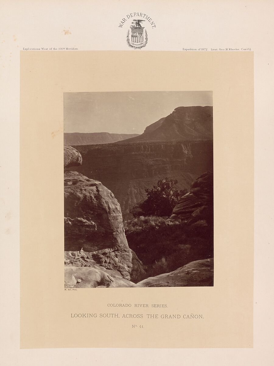 Photographs Showing Landscapes, Geological and Other Features, of Portions of the Western Territory of the United States, Obtained in connection with Geographical and Geological Explorations and Surveys West of the 100th Meridian, Season of 1872, William H. Bell (American (born England), Liverpool 1831–1910 Philadelphia, Pennsylvania), Albumen silver prints from glass negatives