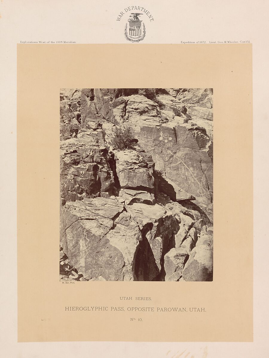 Photographs Showing Landscapes, Geological and Other Features, of Portions of the Western Territory of the United States, Obtained in connection with Geographical and Geological Explorations and Surveys West of the 100th Meridian, Season of 1872, William H. Bell (American (born England), Liverpool 1831–1910 Philadelphia, Pennsylvania), Albumen silver prints from glass negatives