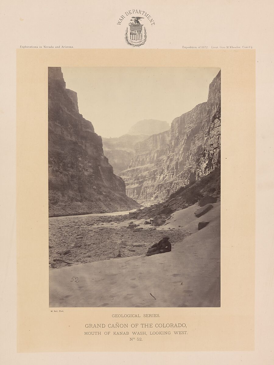 Photographs Showing Landscapes, Geological and Other Features, of Portions of the Western Territory of the United States, Obtained in connection with Geographical and Geological Explorations and Surveys West of the 100th Meridian, Season of 1872, William H. Bell (American (born England), Liverpool 1831–1910 Philadelphia, Pennsylvania), Albumen silver prints from glass negatives