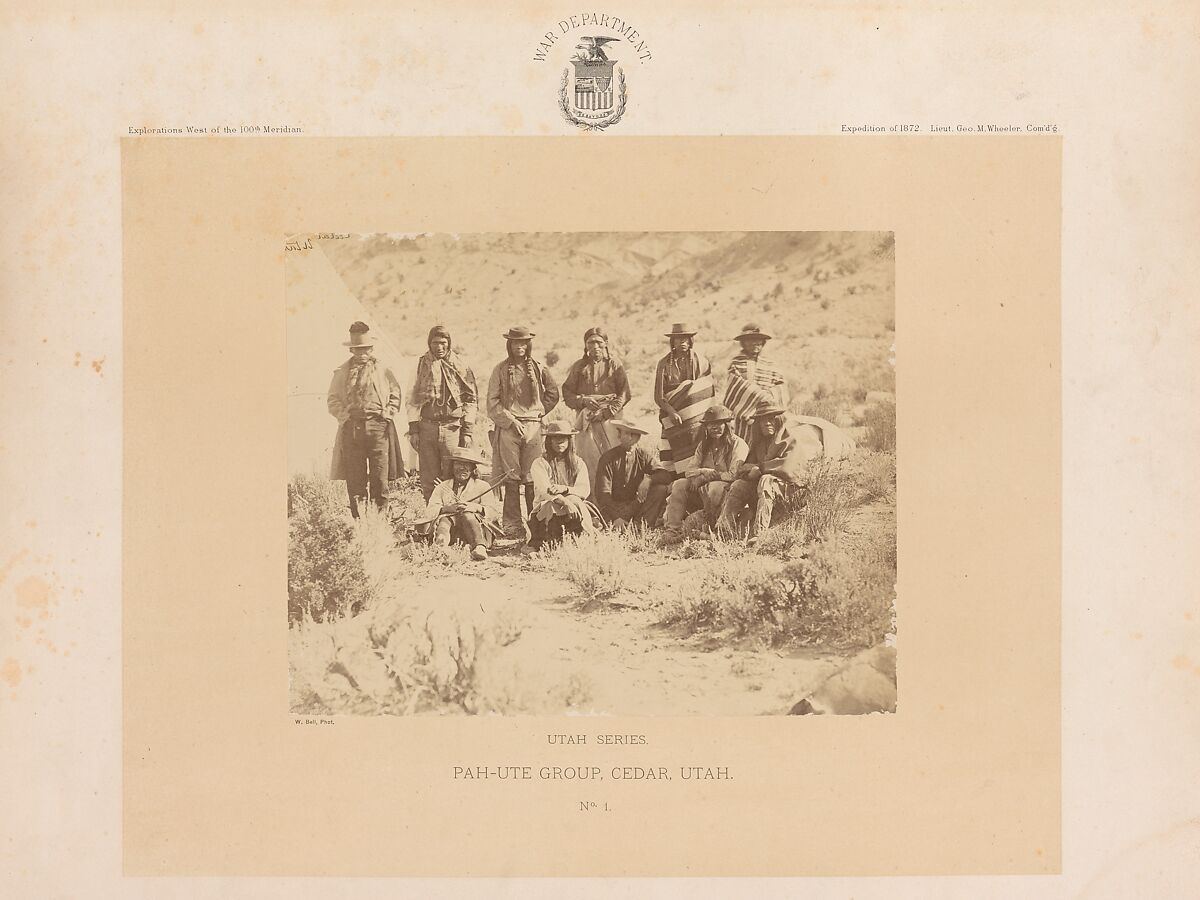 Photographs Showing Landscapes, Geological and Other Features, of Portions of the Western Territory of the United States, Obtained in connection with Geographical and Geological Explorations and Surveys West of the 100th Meridian, Season of 1872, William H. Bell (American (born England), Liverpool 1831–1910 Philadelphia, Pennsylvania), Albumen silver prints from glass negatives