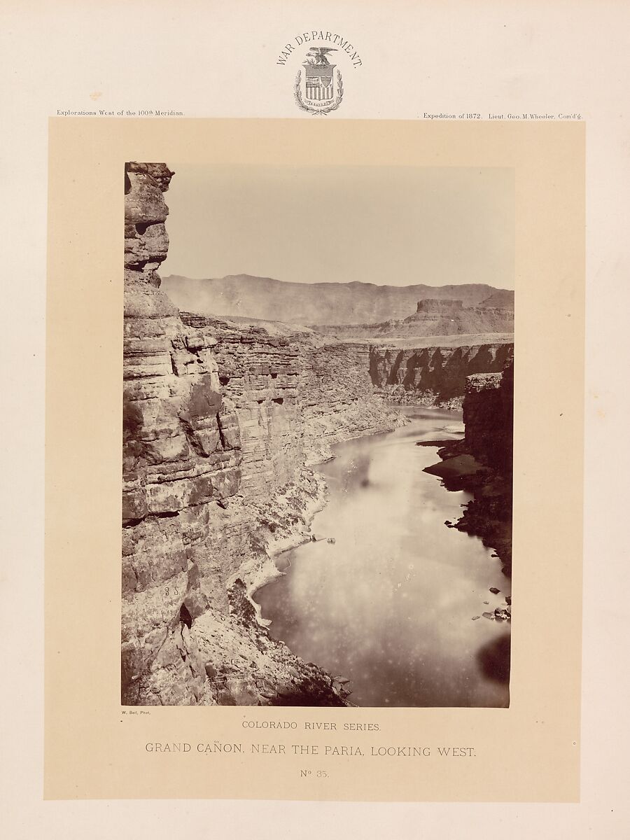 Photographs Showing Landscapes, Geological and Other Features, of Portions of the Western Territory of the United States, Obtained in connection with Geographical and Geological Explorations and Surveys West of the 100th Meridian, Season of 1872, William H. Bell (American (born England), Liverpool 1831–1910 Philadelphia, Pennsylvania), Albumen silver prints from glass negatives
