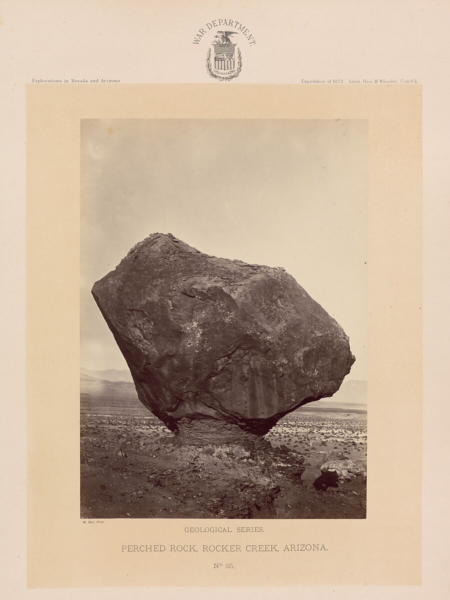 Photographs Showing Landscapes, Geological and Other Features, of Portions of the Western Territory of the United States, Obtained in connection with Geographical and Geological Explorations and Surveys West of the 100th Meridian, Season of 1872, William H. Bell (American (born England), Liverpool 1831–1910 Philadelphia, Pennsylvania), Albumen silver prints from glass negatives