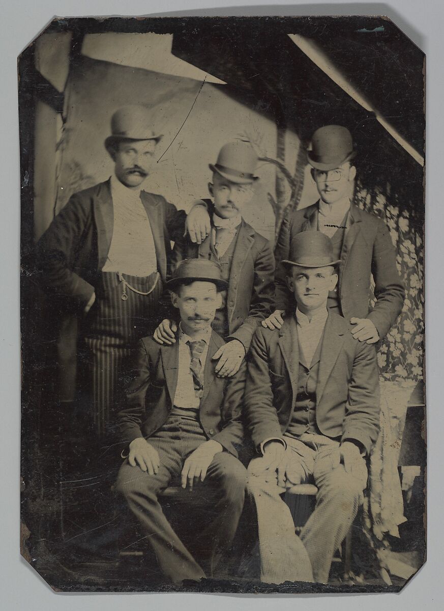 [Five Members of the Wild Bunch?], Unknown, Tintype 