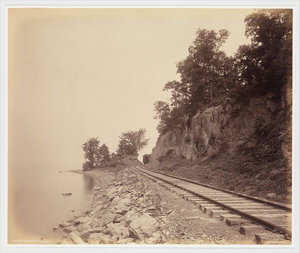 Cayuga Lake, Elbow Curve, William H. Rau (American, 1855–1920), Albumen silver print from glass negative 