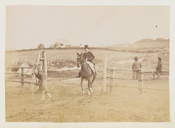 [Fox Hunting in the Roman Countryside], Giuseppe Primoli (Italian, 1851–1927), Gelatin silver print