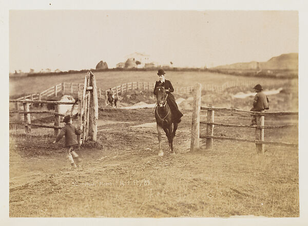 [Fox Hunting in the Roman Countryside], Giuseppe Primoli (Italian, 1851–1927), Gelatin silver print