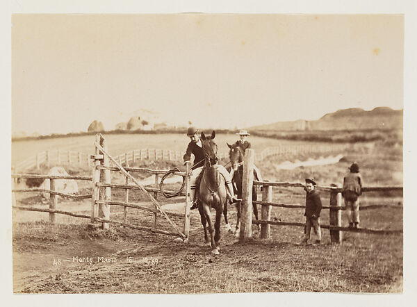 [Fox Hunting in the Roman Countryside], Giuseppe Primoli (Italian, 1851–1927), Gelatin silver print