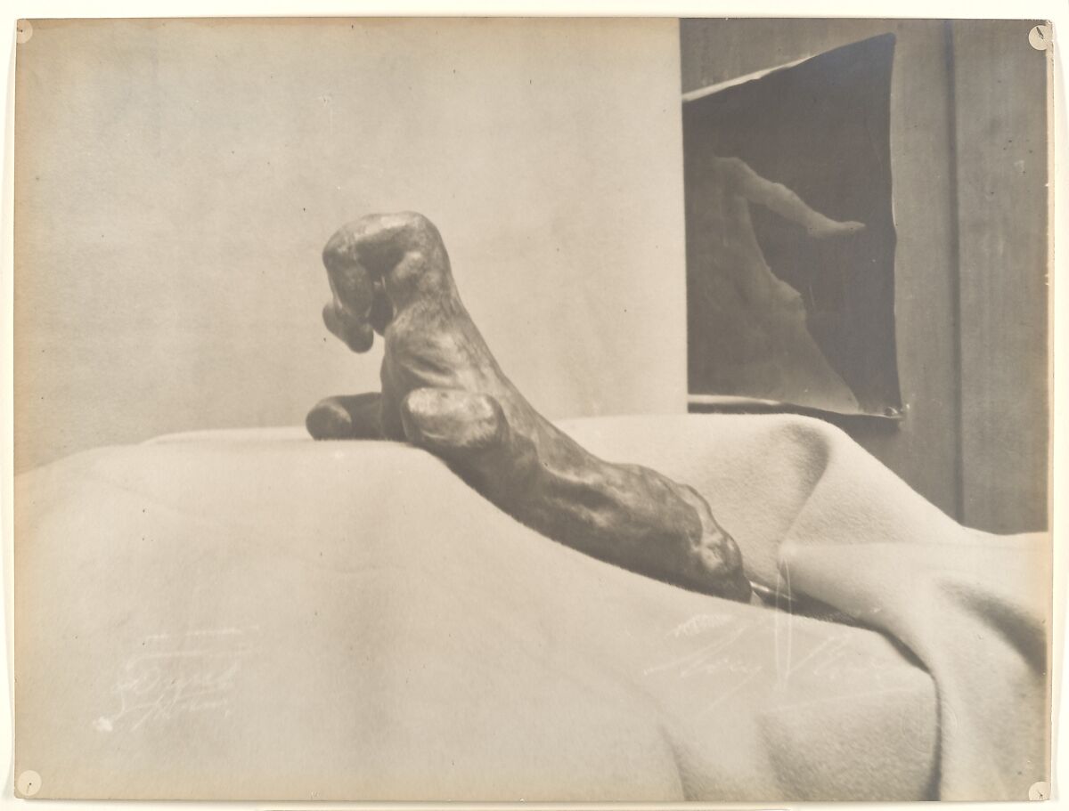 [Auguste Rodin's The Clenched Hand], Eugène Druet (French, Paris 1867–1916 Paris), Gelatin silver print 