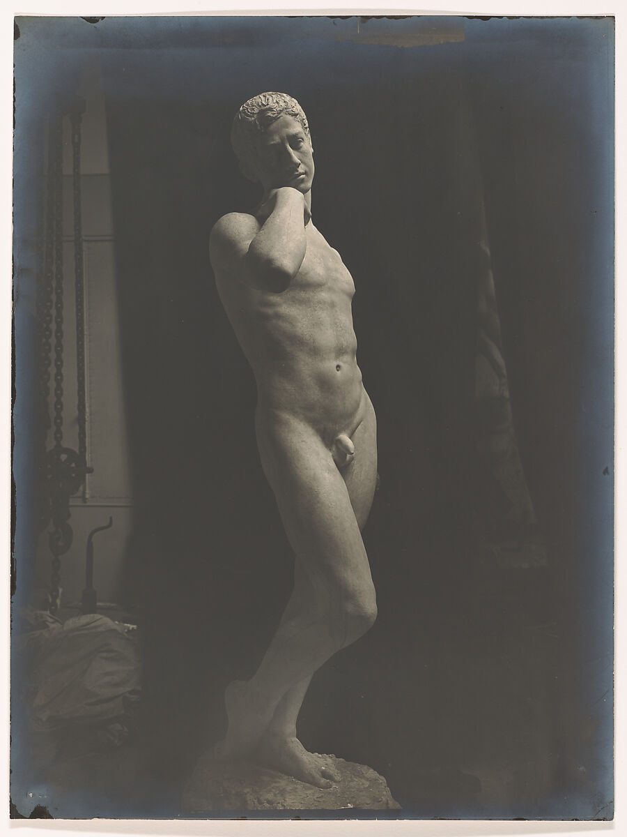 [Study of a Sculpture], Attributed to Eugène Druet (French, Paris 1867–1916 Paris), Gelatin silver print 