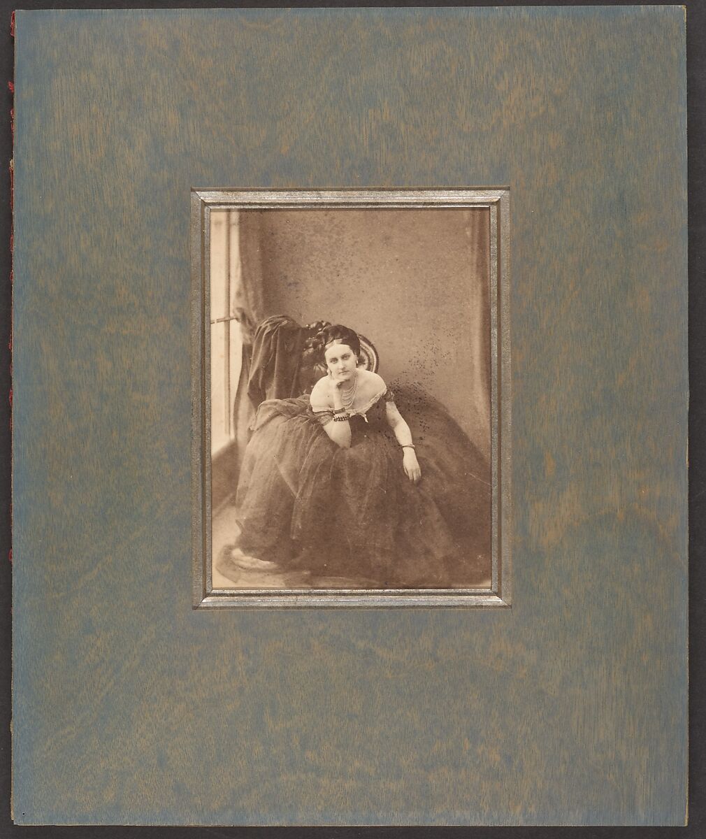 The Gaze, Pierre-Louis Pierson (French, 1822–1913), Albumen silver print from glass negative