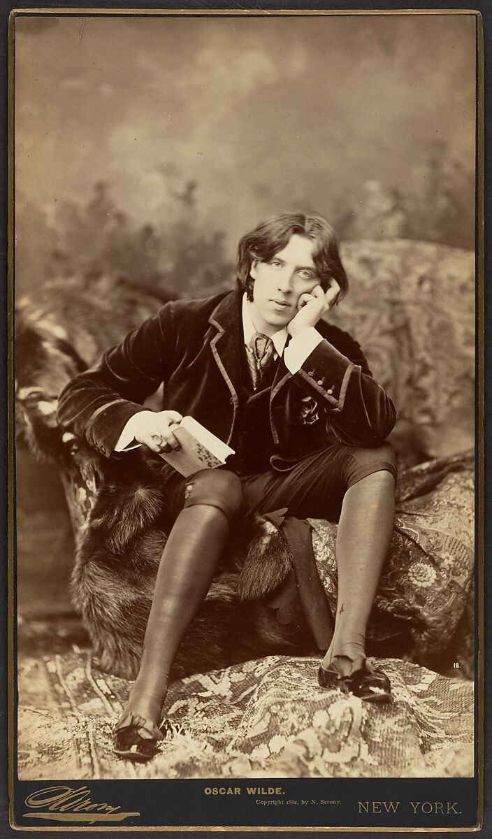 Oscar Wilde, Napoleon Sarony (American (born Canada), Quebec 1821–1896 New York), Albumen silver print 