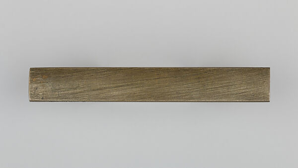 Knife Handle (Kozuka), Copper-silver alloy (shibuichi), silver, gold, Japanese
