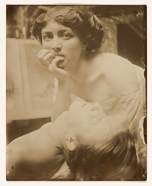 [Study for a Decorative Panel], Alphonse Mucha (Czech, Ivančice 1860–1939 Prague), Gelatin silver print 