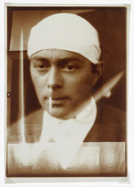 [Self-Portrait], El Lissitzky (Russian, Pochinok 1890–1941 Moscow), Gelatin silver print 