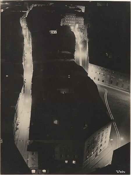 Night in a Small Town, Umbo (Otto Umbehr) (German, Düsseldorf 1902–1980 Hanover), Gelatin silver print 