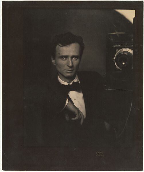 [Self-Portrait], Edward J. Steichen (American (born Luxembourg), Bivange 1879–1973 West Redding, Connecticut), Platinum print 