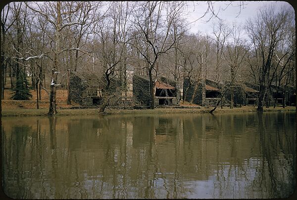 [92 Studies and Views of Mills, Fortune Article "The Stones of Dupont"], Walker Evans (American, St. Louis, Missouri 1903–1975 New Haven, Connecticut), Color film transparency