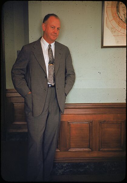 [14 Portraits of Craig of AT&T, for Fortune Business Executive Profile], Walker Evans (American, St. Louis, Missouri 1903–1975 New Haven, Connecticut), Color film transparency