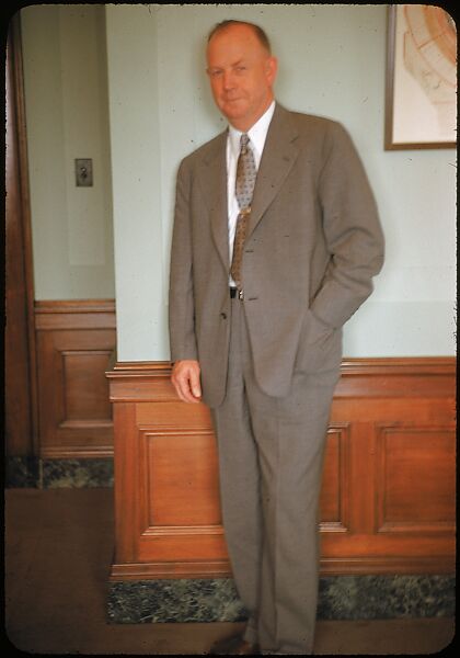 [14 Portraits of Craig of AT&T, for Fortune Business Executive Profile], Walker Evans (American, St. Louis, Missouri 1903–1975 New Haven, Connecticut), Color film transparency